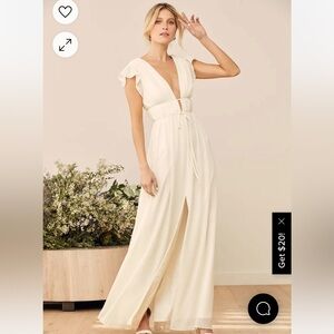 Lulu’s maxi dress - cream